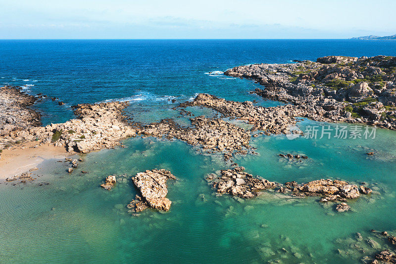 酸Limni Lagoon, Crete